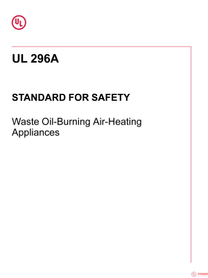 UL 296A PDF UL 296A PDF